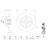 Set di dischi freno BOSCH 0 986 479 277
