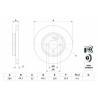 Set di dischi freno BOSCH 0 986 479 437