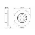 BOSCH 0 986 479 Set dischi freno S70