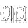 Kit pastiglie freno BOSCH 0 986 495 426