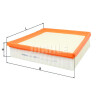Filtro aria MAHLE ORIGINAL LX 4335/1