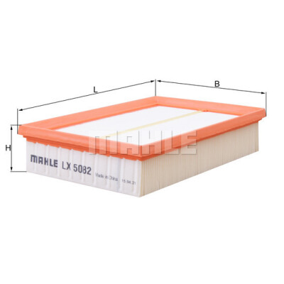 Filtro aria MAHLE ORIGINAL LX 5082