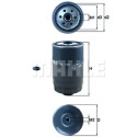 Filtro carburante MAHLE ORIGINAL KC 503D