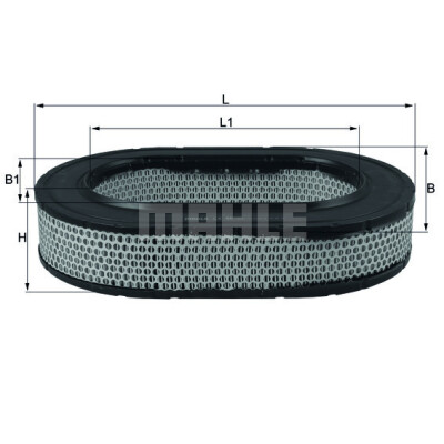Filtro aria MAHLE ORIGINAL LX 86