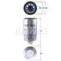 Filtro carburante MAHLE ORIGINAL KC 18/1