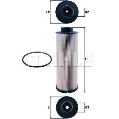 Filtro carburante MAHLE ORIGINAL KX 73/2D