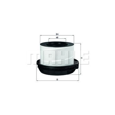 Filtro aria MAHLE ORIGINAL LX 814/1