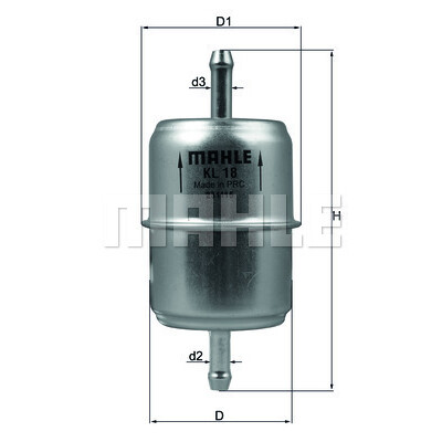 Filtro carburante MAHLE ORIGINAL KL 18