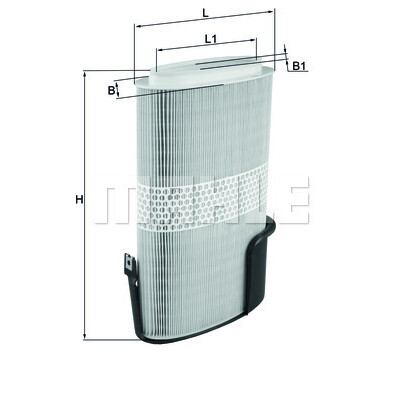 Filtro aria MAHLE ORIGINAL LX 1009/6