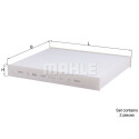 Filtro aria abitacolo MAHLE ORIGINAL LA 467/S
