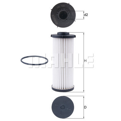 Filtro idraulico, cambio automatico MAHLE ORIGINAL HX 190D
