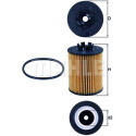 Filtro olio MAHLE ORIGINAL OX1732D