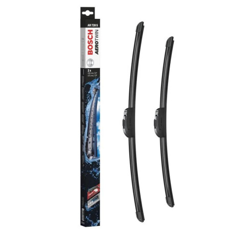 Silencio Flat Blades, spazzole tergicristallo - VF833 - 600 + 600 mm