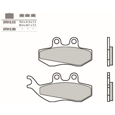 Kit pastiglie freno Brembo