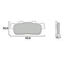 Set pastiglie freno BREMBO 07040BRE