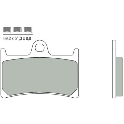 Kit pastiglie freno Brembo