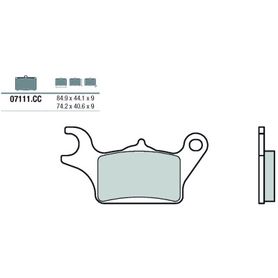 Set pastiglie freno BREMBO 07111BRE