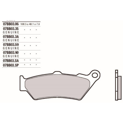 Set pastiglie freno BREMBO 07BB0359BRE