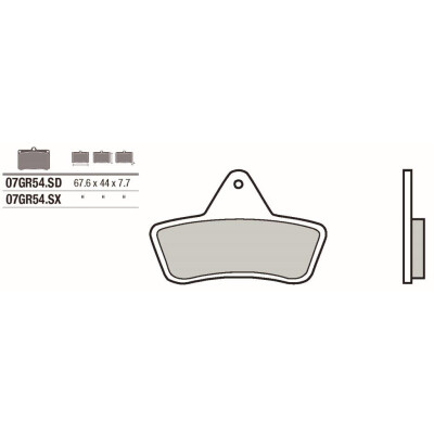 Kit pastiglie freno Brembo