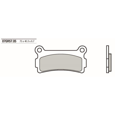 Set pastiglie freno BREMBO 07GR5705BRE