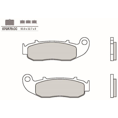 Set pastiglie freno BREMBO 07GR79CCBRE