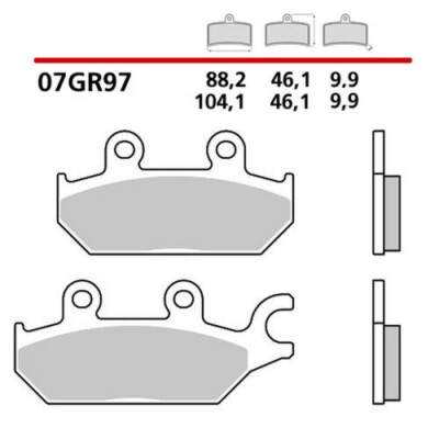 Kit pastiglie freno Brembo