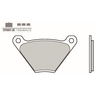 Set pastiglie freno BREMBO 07HD0105BRE