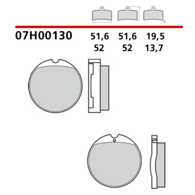 Kit pastiglie freno Brembo