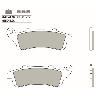 Set pastiglie freno BREMBO 07HO44SABRE