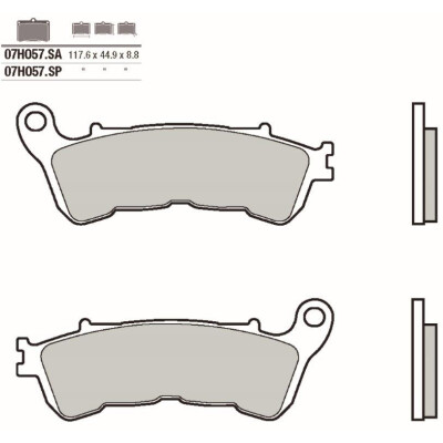 Set pastiglie freno BREMBO 07HO57SPBRE