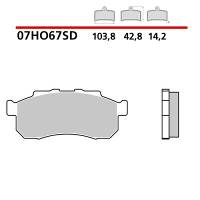 Kit pastiglie freno Brembo