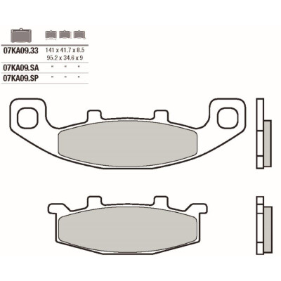 Set pastiglie freno BREMBO 07KA0933BRE