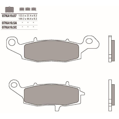 Kit pastiglie freno Brembo