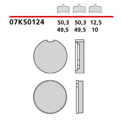 Kit pastiglie freno Brembo
