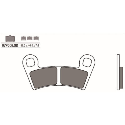 Set pastiglie freno BREMBO 07PO09SDBRE