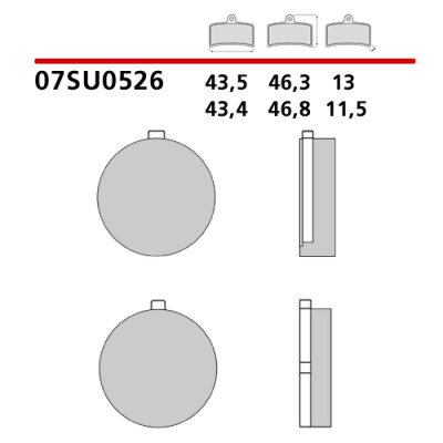 Kit pastiglie freno Brembo