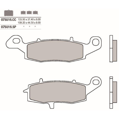 Set pastiglie freno BREMBO 07SU16CCBRE