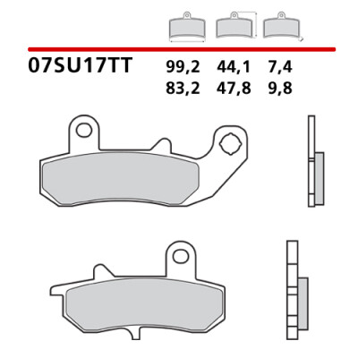 Kit pastiglie freno Brembo