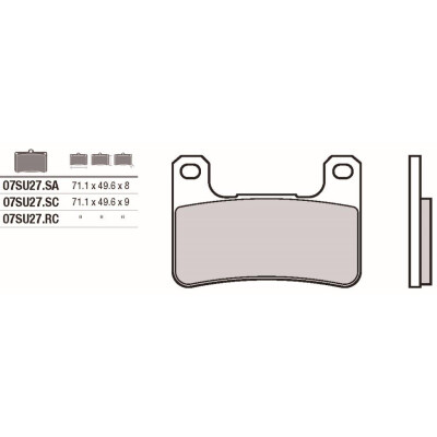 Kit pastiglie freno Brembo