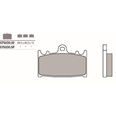 Kit pastiglie freno Brembo