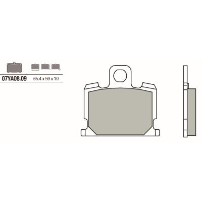 Set pastiglie freno BREMBO 07YA0809BRE