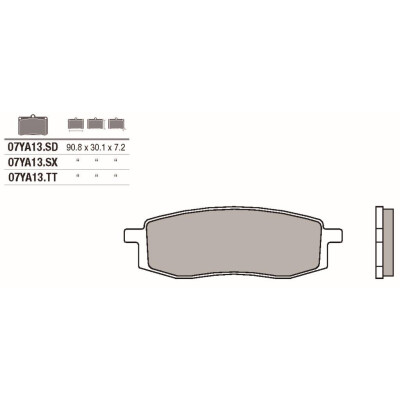 Set pastiglie freno BREMBO 07YA13TTBRE