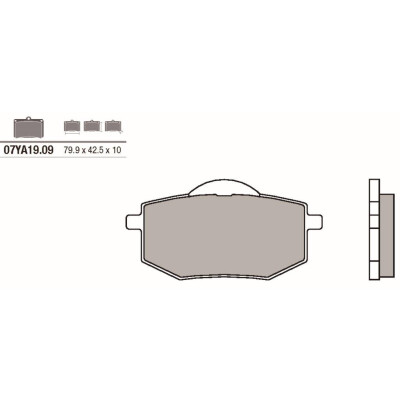 Set pastiglie freno BREMBO 07YA1909BRE