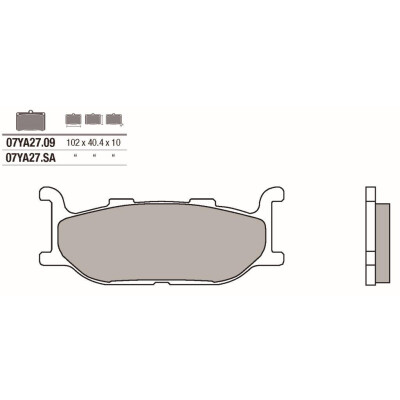 Set pastiglie freno BREMBO 07YA27SABRE