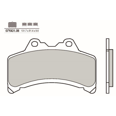 Set pastiglie freno BREMBO 07YA3108BRE