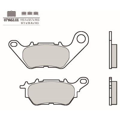 Set pastiglie freno BREMBO 07YA53CCBRE