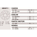 Disco freno Brembo DP 160X4 68B40711BRE