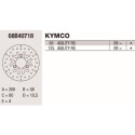 Disco freno Brembo 200X4 68B40718BRE