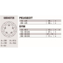Disco freno Brembo DP 220X4.5 68B40728BRE