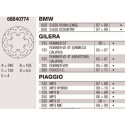 Disco freno Brembo DP 240X5 68B40774BRE